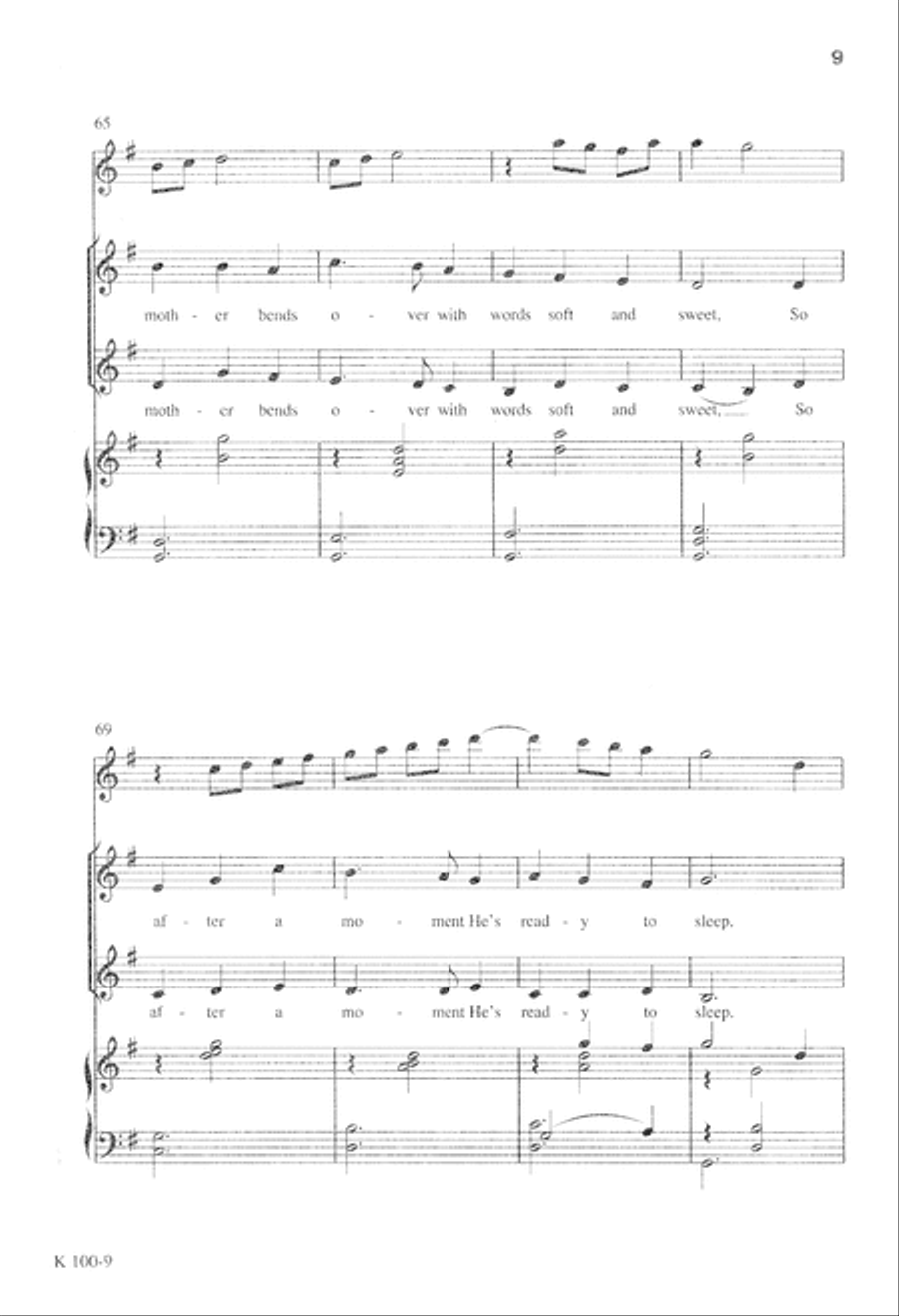 Song of the Innkeeper's Children (Digital Download) Unison Choir scores gallery preview page 9