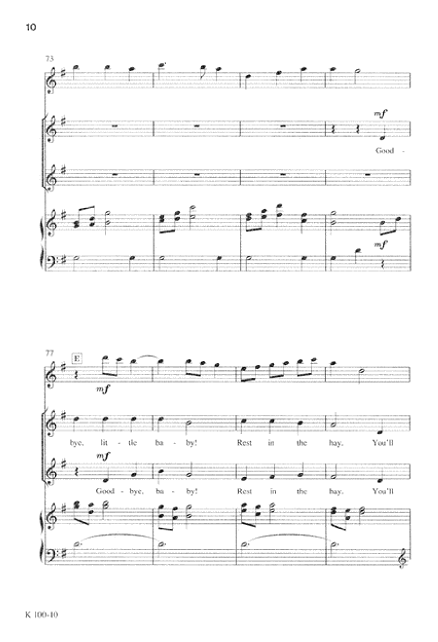 Song of the Innkeeper's Children (Digital Download) Unison Choir scores gallery preview page 10