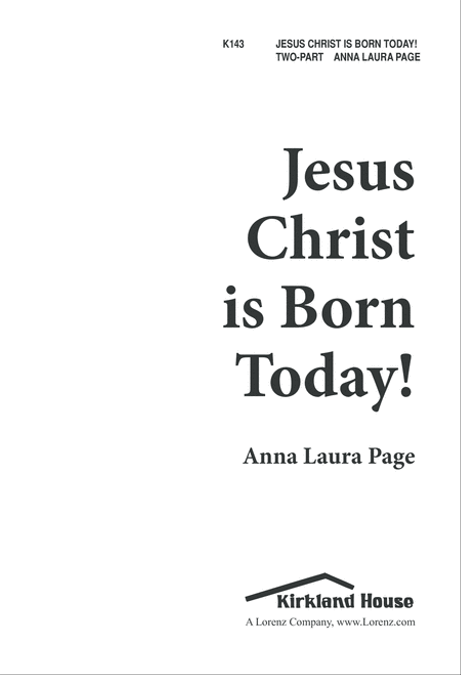 Jesus Christ Is Born Today! 2-Part scores gallery preview page 1