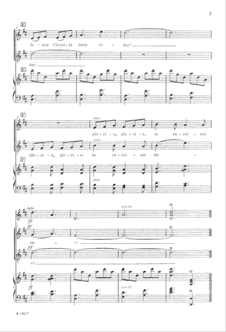 Jesus Christ Is Born Today! 2-Part scores gallery preview page 7
