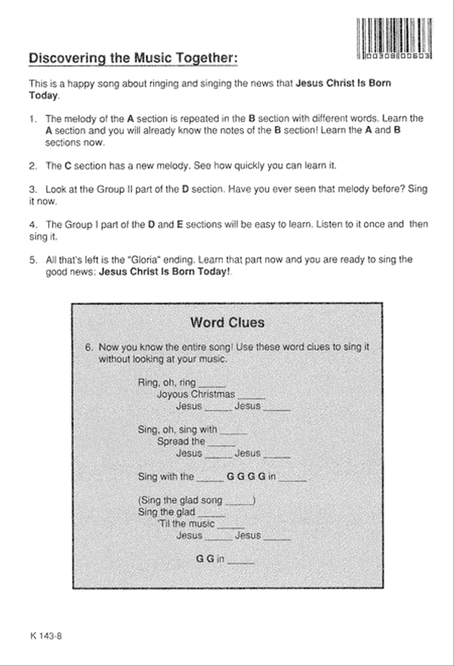 Jesus Christ Is Born Today! 2-Part scores gallery preview page 8