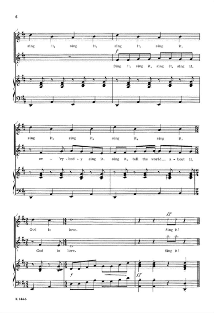 Sing It! (Digital Download) Unison Choir scores gallery preview page 6