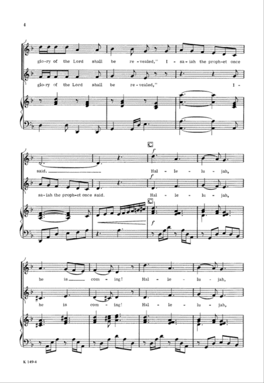 Prepare Ye (Digital Download) 2-Part scores gallery preview page 4