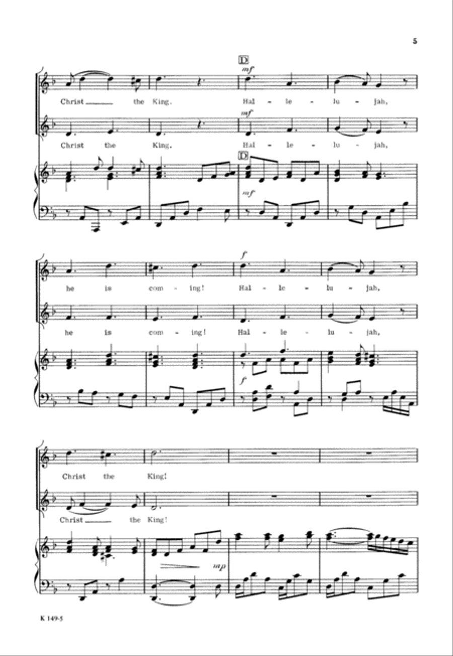 Prepare Ye (Digital Download) 2-Part scores gallery preview page 5