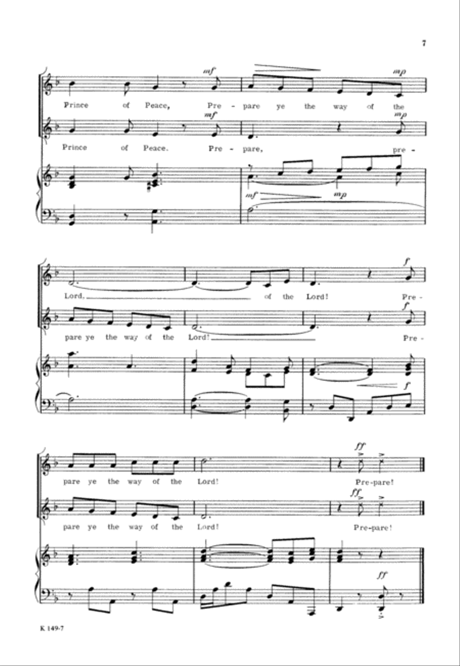 Prepare Ye (Digital Download) 2-Part scores gallery preview page 7