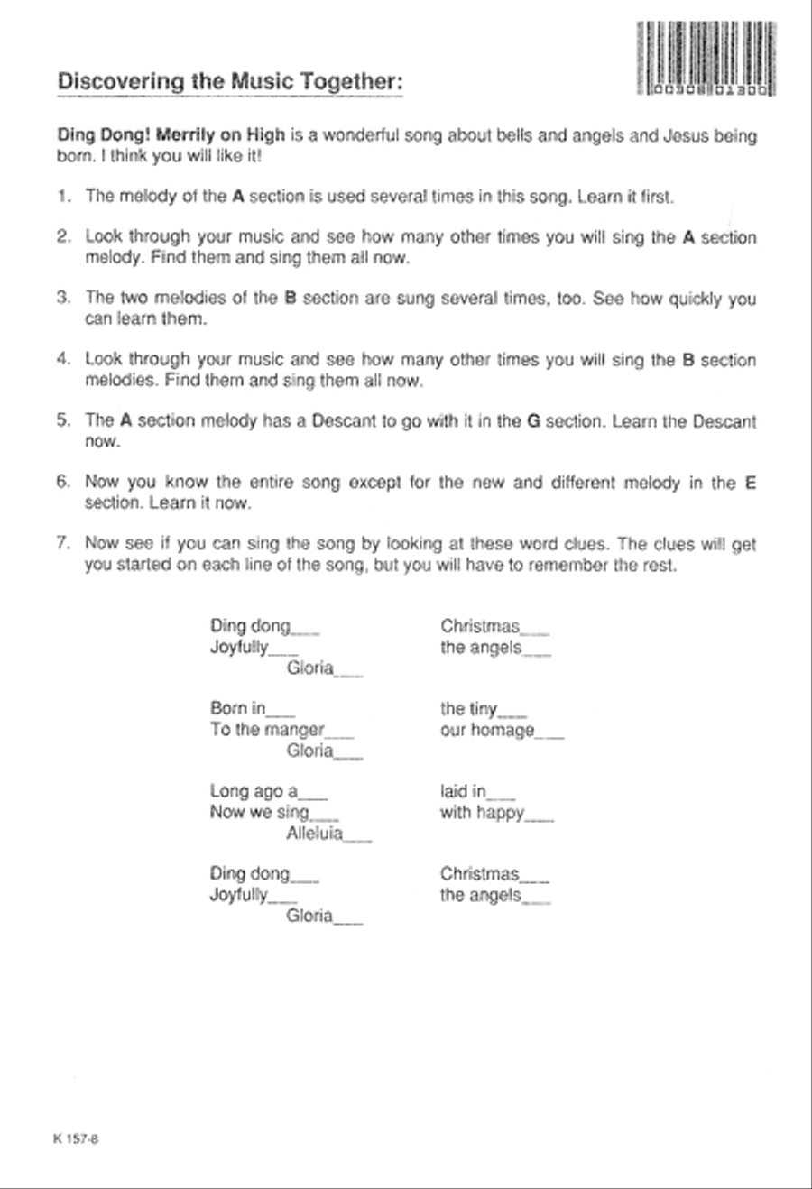 Ding Dong! Merrily on High (Digital Download) 2-Part scores gallery preview page 8
