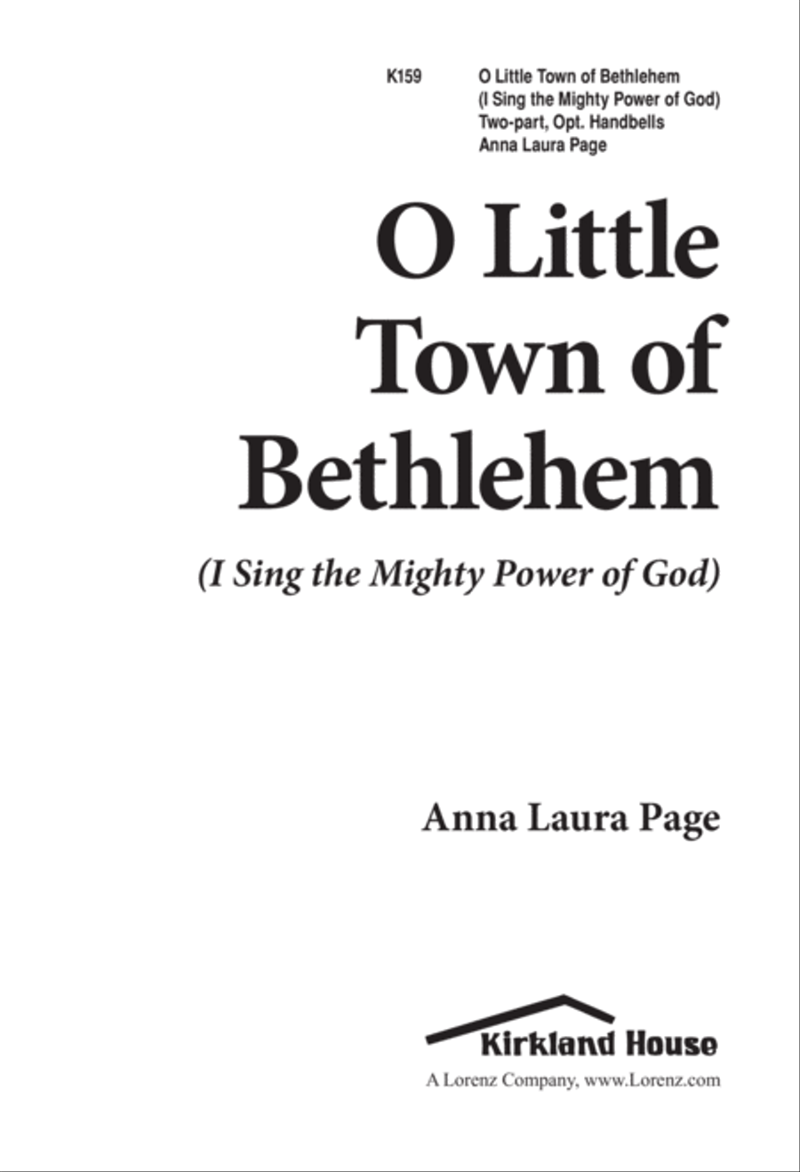 O Little Town of Bethlehem (Digital Download) 2-Part scores gallery preview page 1