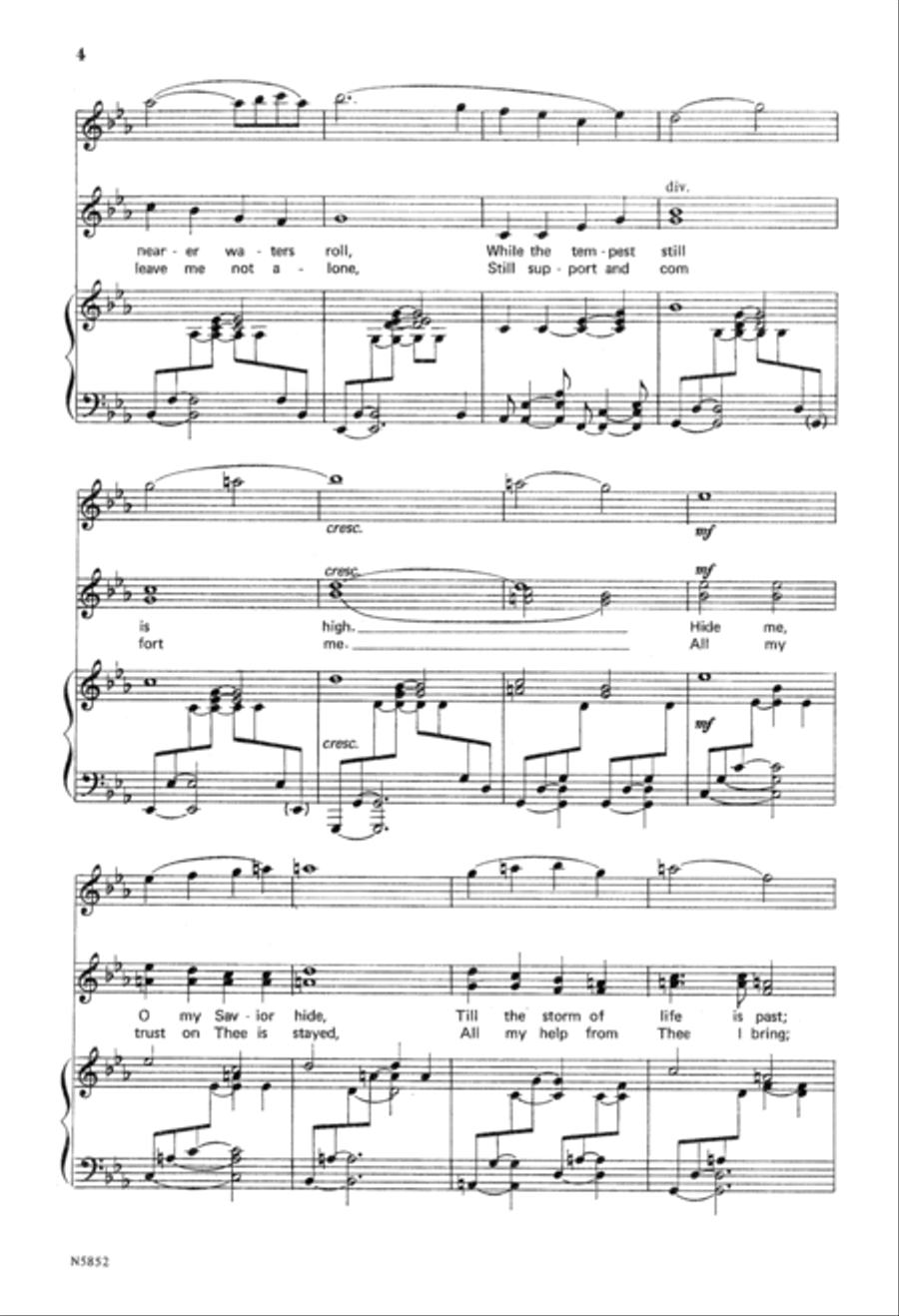Jesus, Lover of My Soul (Digital Download) 2-Part scores gallery preview page 4