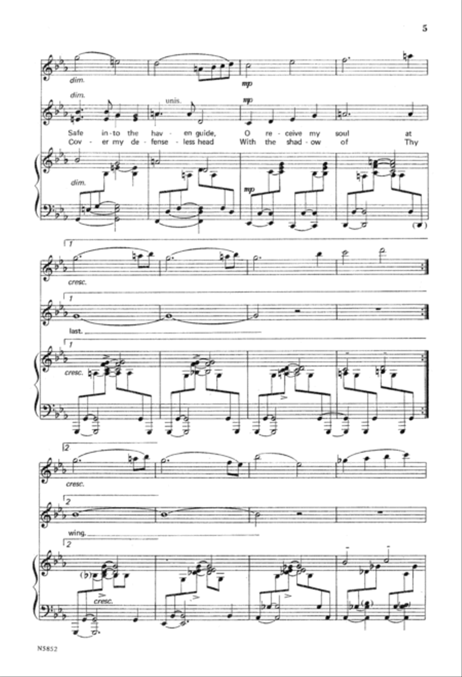 Jesus, Lover of My Soul (Digital Download) 2-Part scores gallery preview page 5