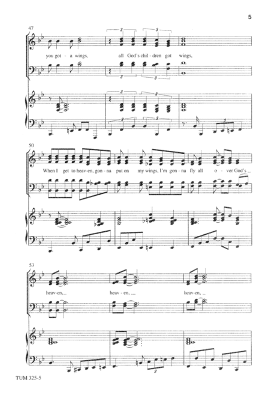 I Got Shoes (Digital Download) Divisi scores gallery preview page 5