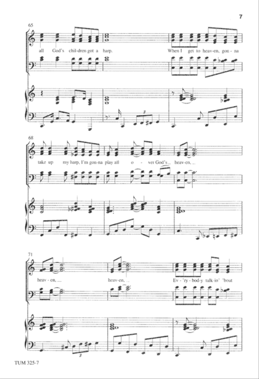 I Got Shoes (Digital Download) Divisi scores gallery preview page 7