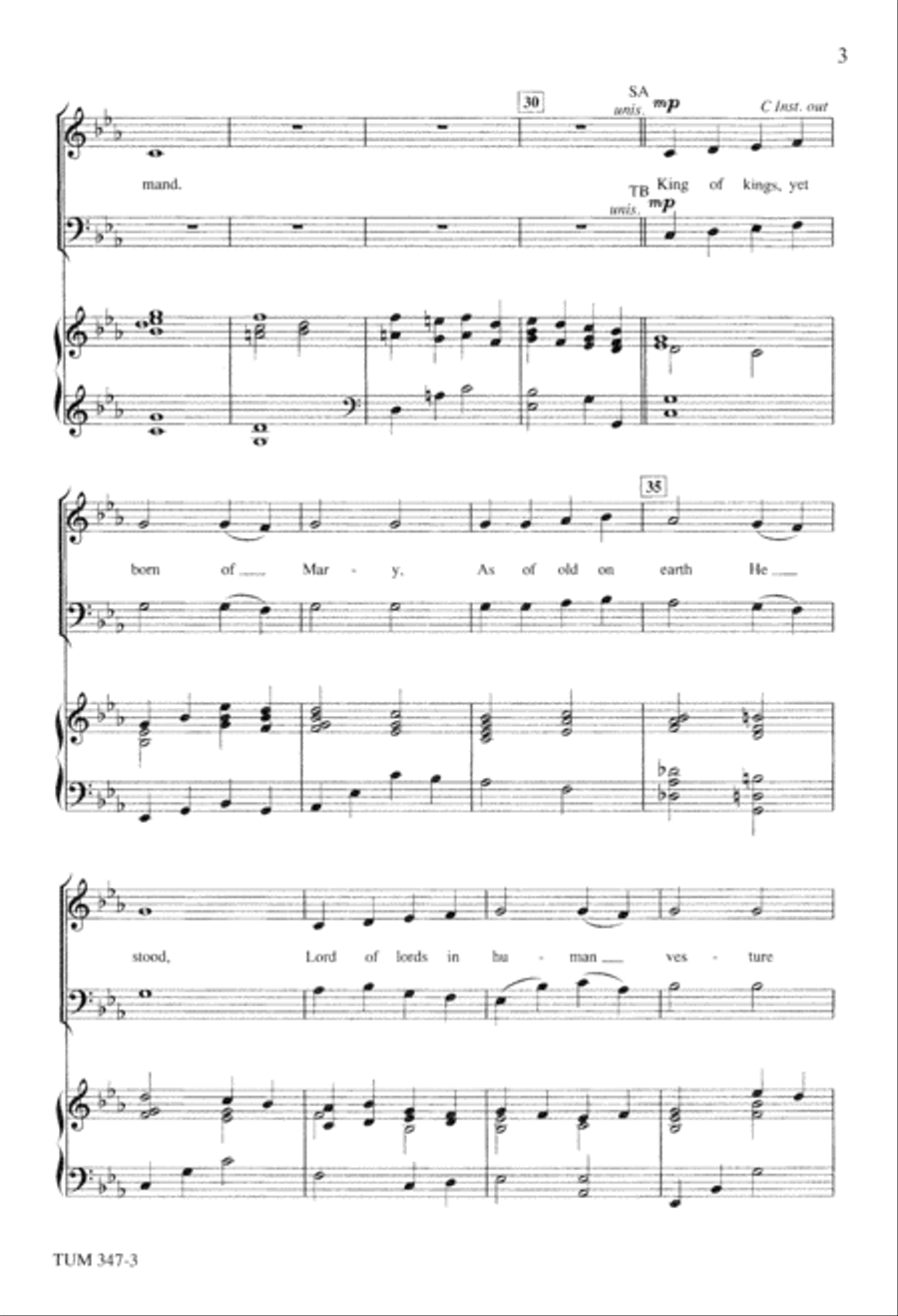 Let All Mortal Flesh Keep Silence (Digital Download) 4-Part scores gallery preview page 3