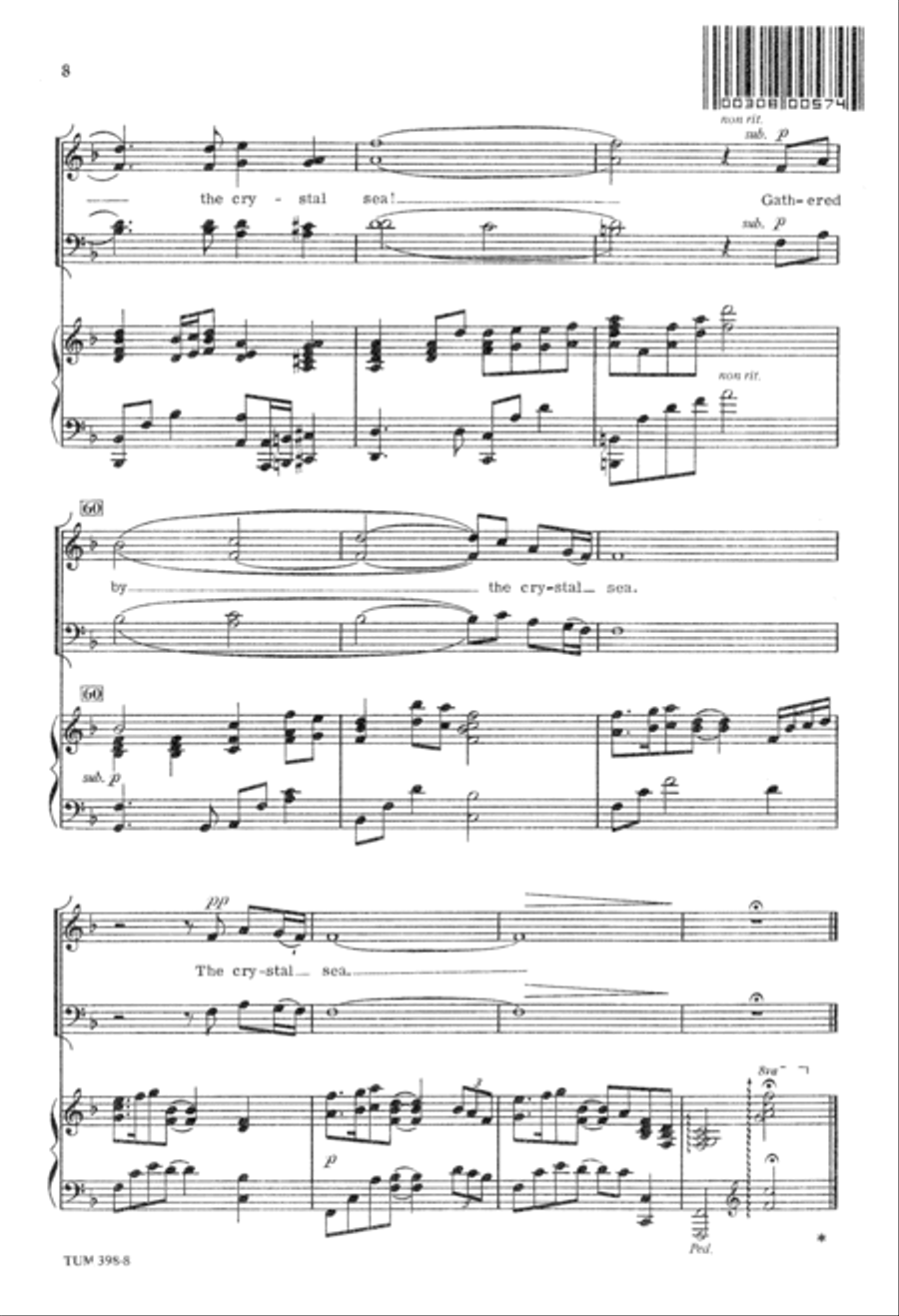 I Will Sing the Wondrous Story (Digital Download) 4-Part scores gallery preview page 8