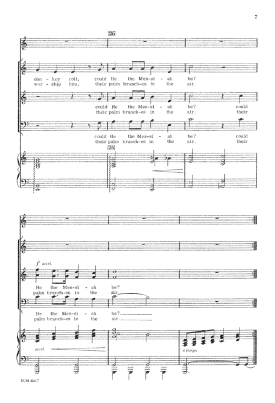Blessed Be the One (Digital Download) Unison Choir scores gallery preview page 7