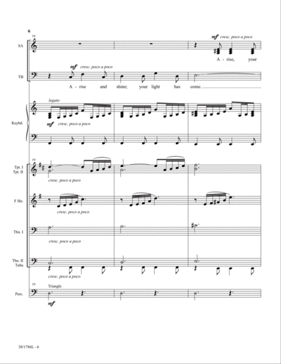 People, Arise - Brass/Perc Score and Parts Horn scores gallery preview page 6