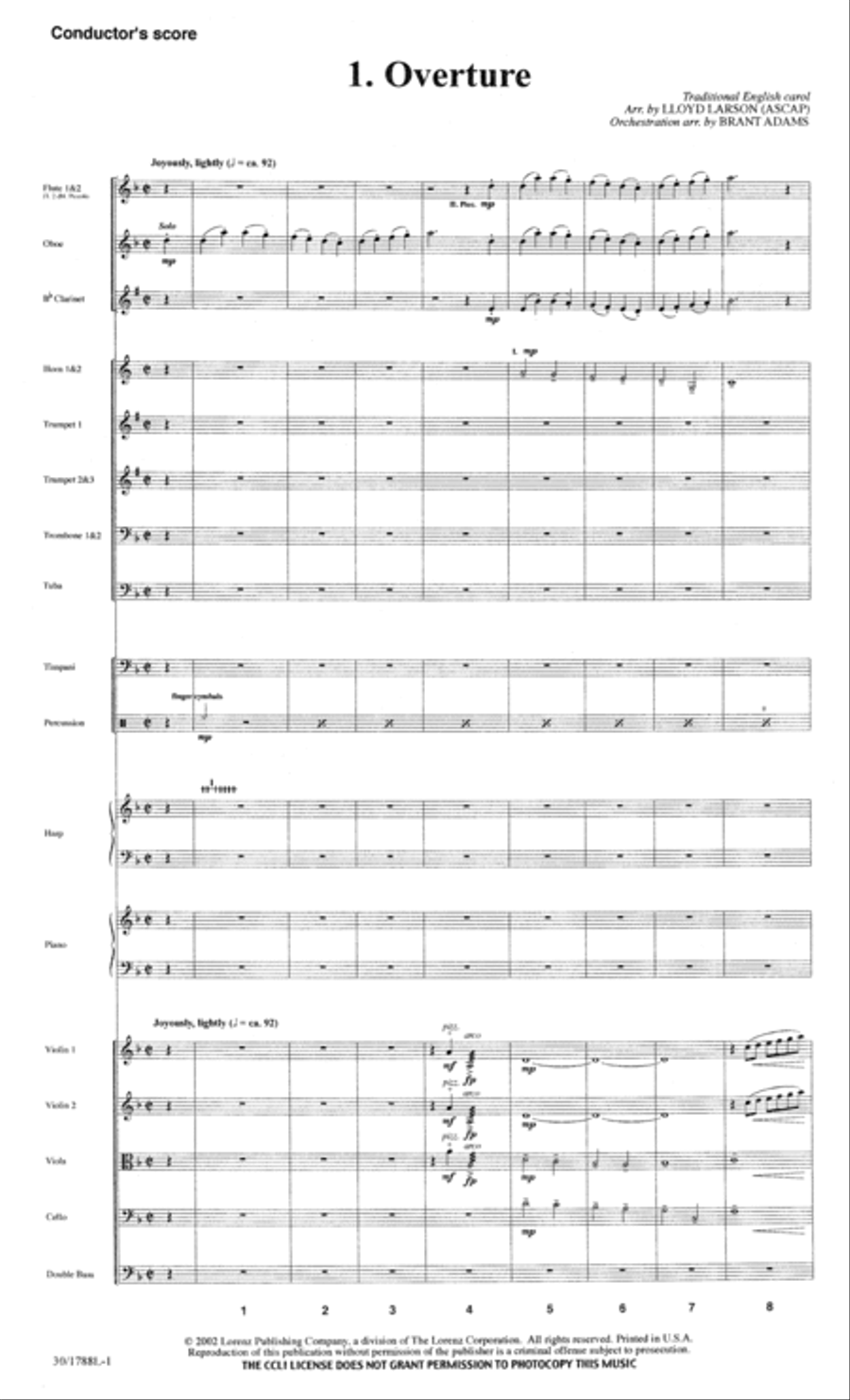 Comfort and Joy - Orchestration Choir scores gallery preview page 3