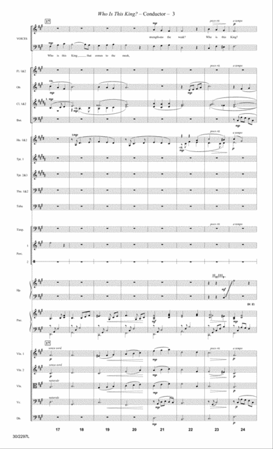 Who Is This King? - Orchestral Score and Parts Orchestra scores gallery preview page 5