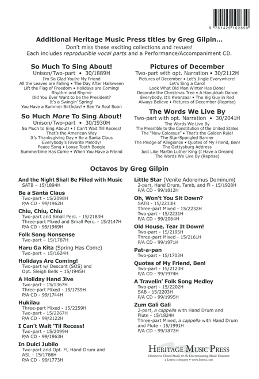 There's Room for Many-a More! (Digital Download) 3-Part scores gallery preview page 12
