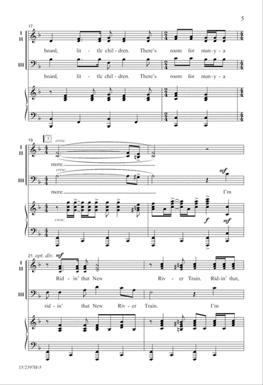 There's Room for Many-a More! (Digital Download) 3-Part scores gallery preview page 5