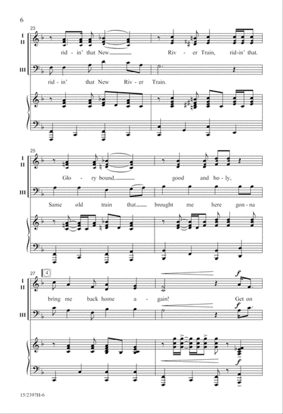 There's Room for Many-a More! (Digital Download) 3-Part scores gallery preview page 6