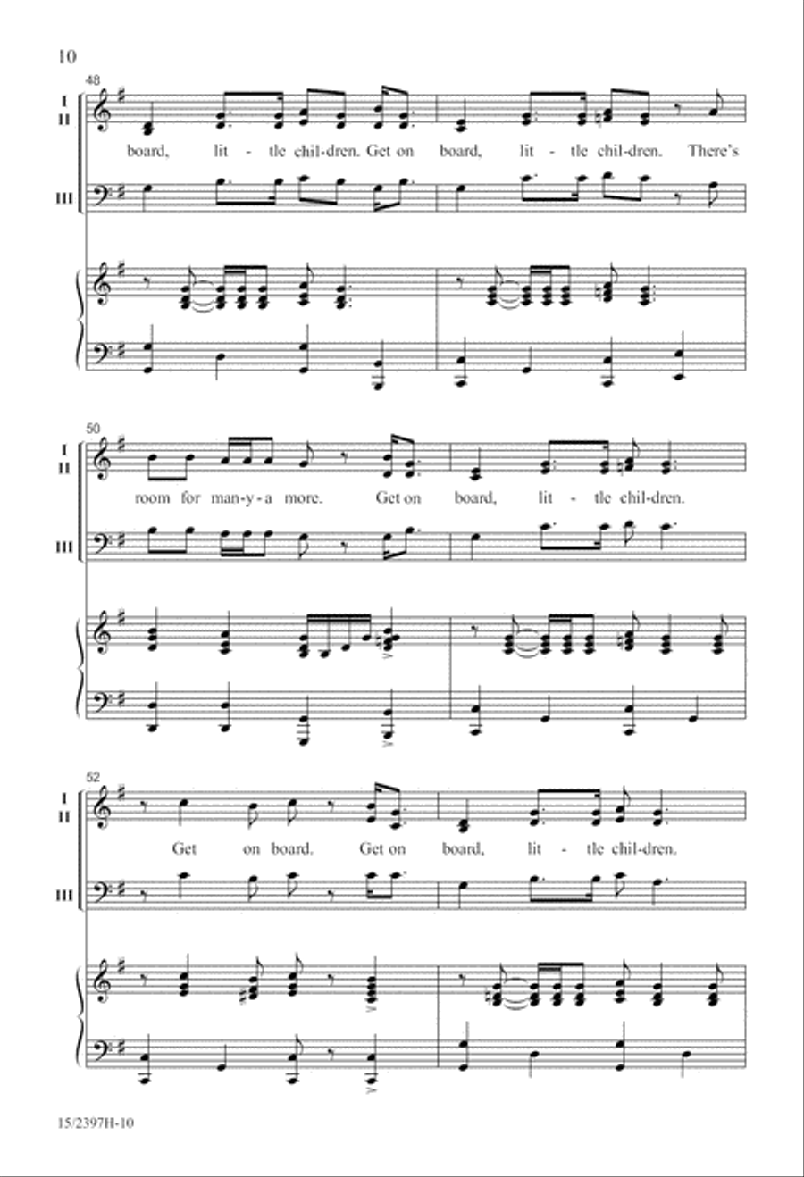 There's Room for Many-a More! (Digital Download) 3-Part scores gallery preview page 10