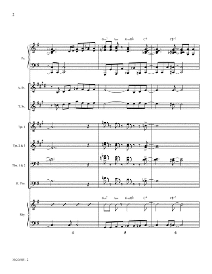This Little Light of Mine - Instrumental Score and Parts Tenor Saxophone scores gallery preview page 4