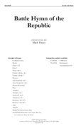 Battle Hymn of the Republic - Concert Band Score and Parts mini preview