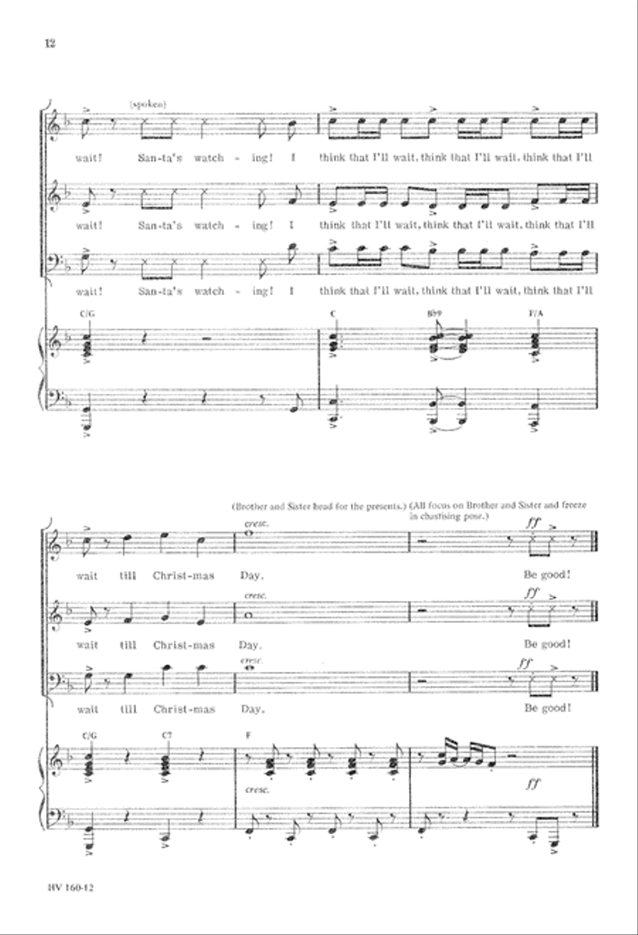 Don't Want to Wait (Digital Download) 3-Part scores gallery preview page 12