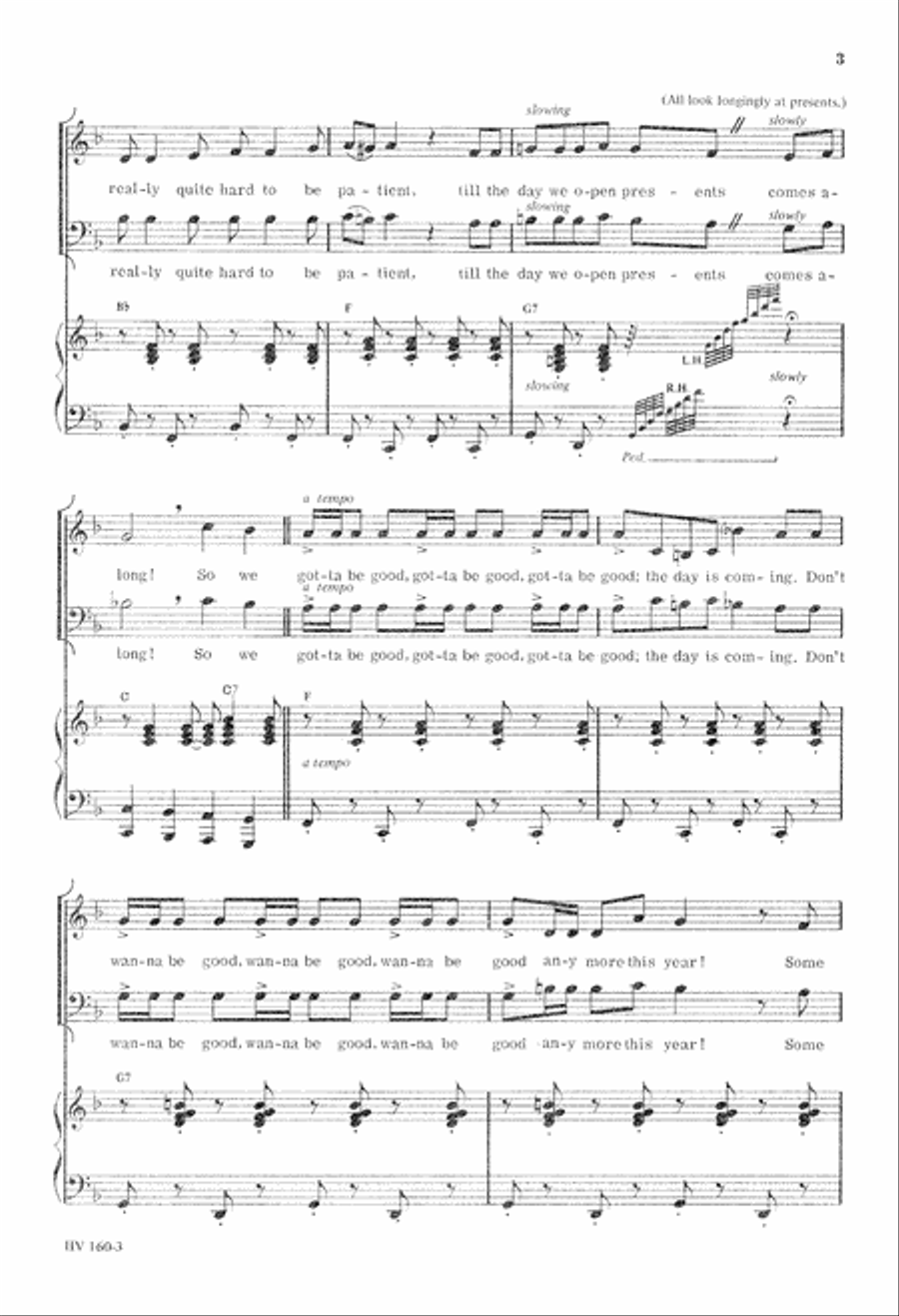 Don't Want to Wait (Digital Download) 3-Part scores gallery preview page 3