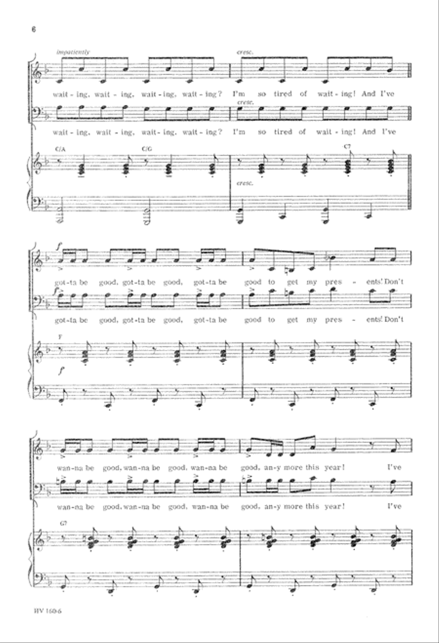 Don't Want to Wait (Digital Download) 3-Part scores gallery preview page 6