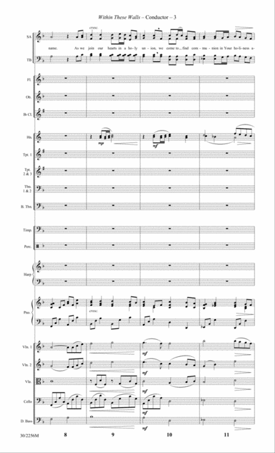 Within These Walls - Orchestral Score and Parts Orchestra scores gallery preview page 5