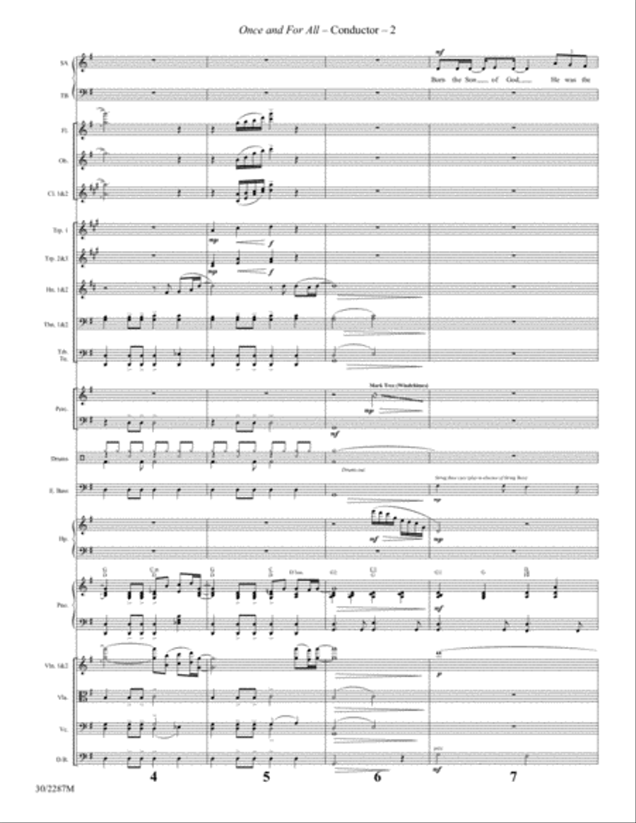 Once and For All - Orchestral Score and Parts Orchestra scores gallery preview page 2