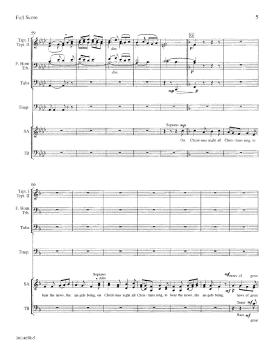 Sussex Carol - Score and Parts Score scores gallery preview page 5