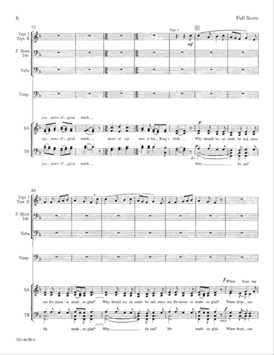Sussex Carol - Score and Parts Score scores gallery preview page 6