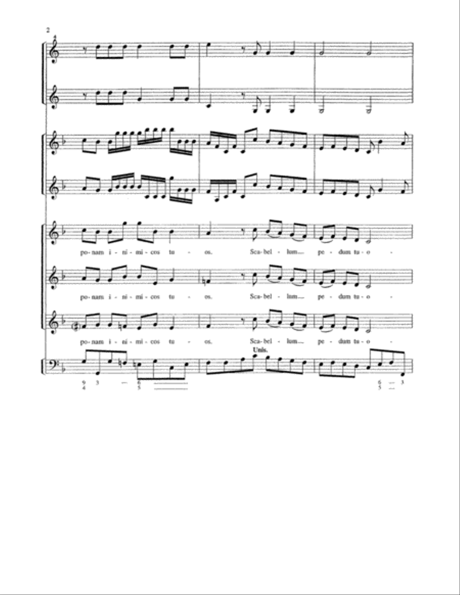 Dixit - Instrumental Score and Parts Choir scores gallery preview page 4