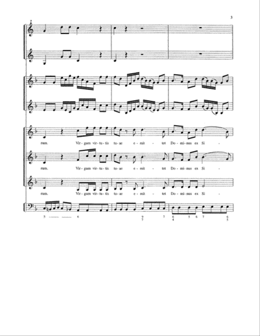 Dixit - Instrumental Score and Parts Choir scores gallery preview page 5