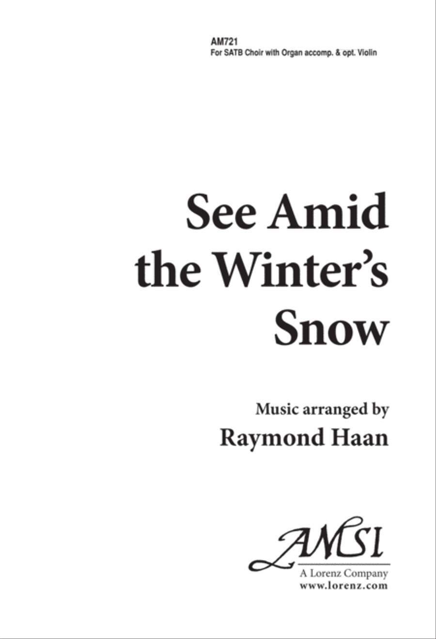 See Amid the Winter's Snow (Digital Download) 4-Part scores gallery preview page 1