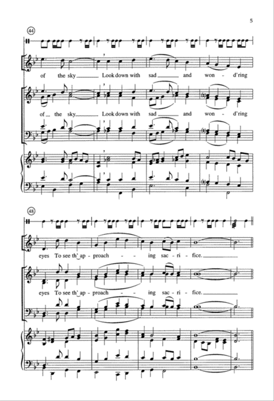 Majesty's Ride (Digital Download) 4-Part scores gallery preview page 5