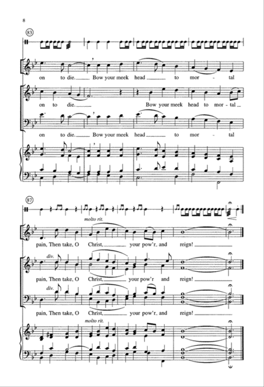 Majesty's Ride (Digital Download) 4-Part scores gallery preview page 8