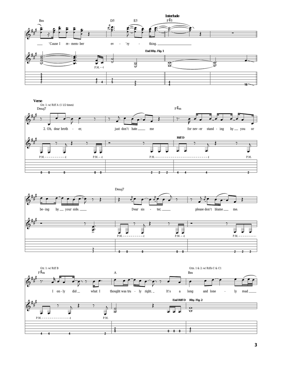 Remember Everything Remember Everything Acoustic Guitar scores gallery preview page 3