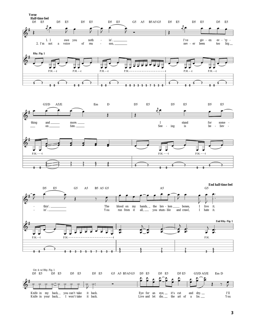 If I Fall If I Fall Acoustic Guitar scores gallery preview page 3