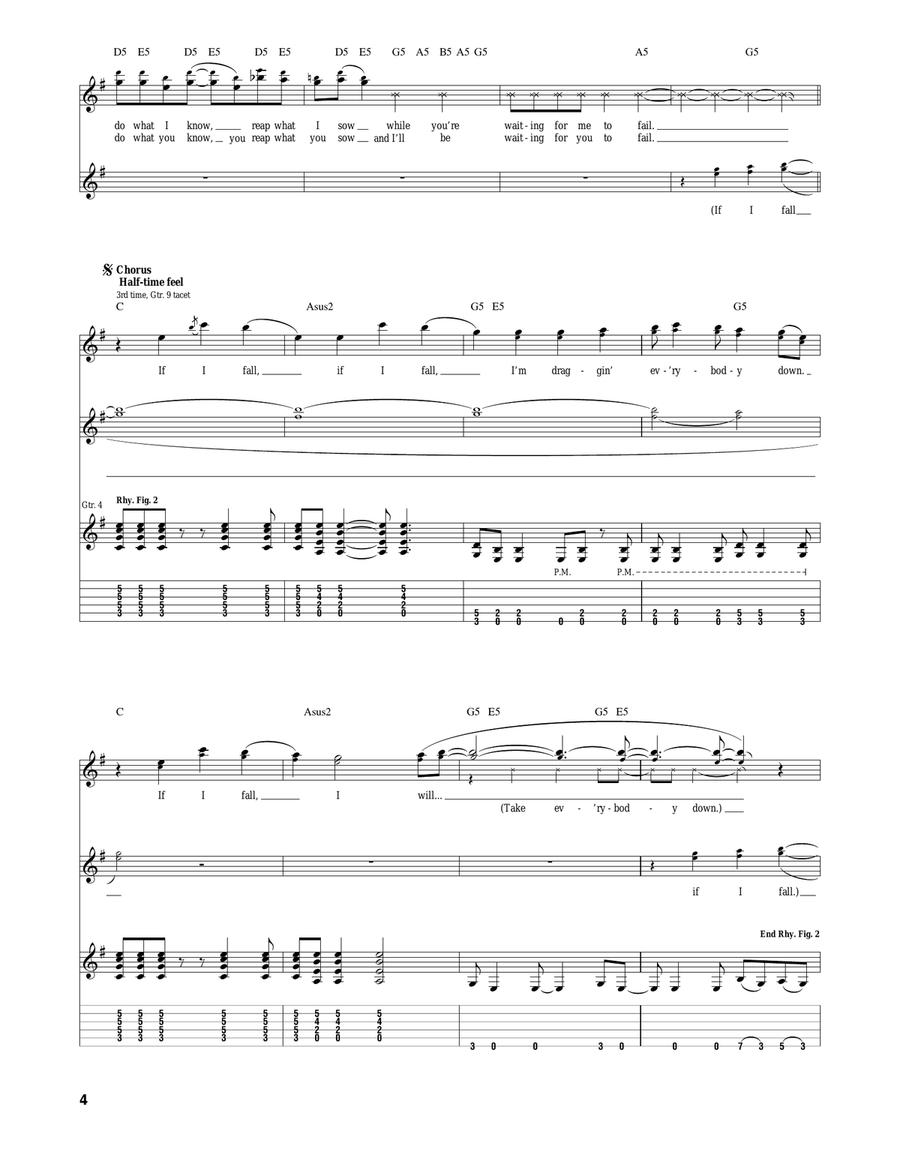 If I Fall If I Fall Acoustic Guitar scores gallery preview page 4