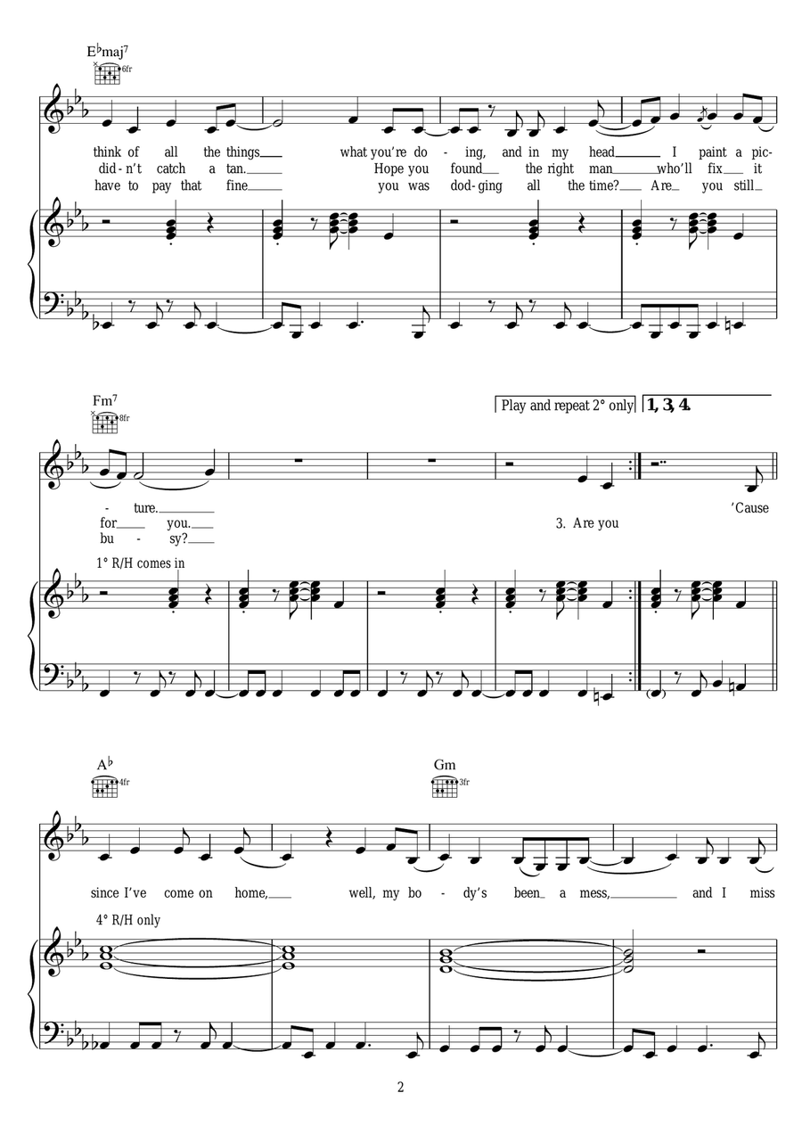 Valerie (feat. Amy Winehouse) Acoustic Guitar scores gallery preview page 2