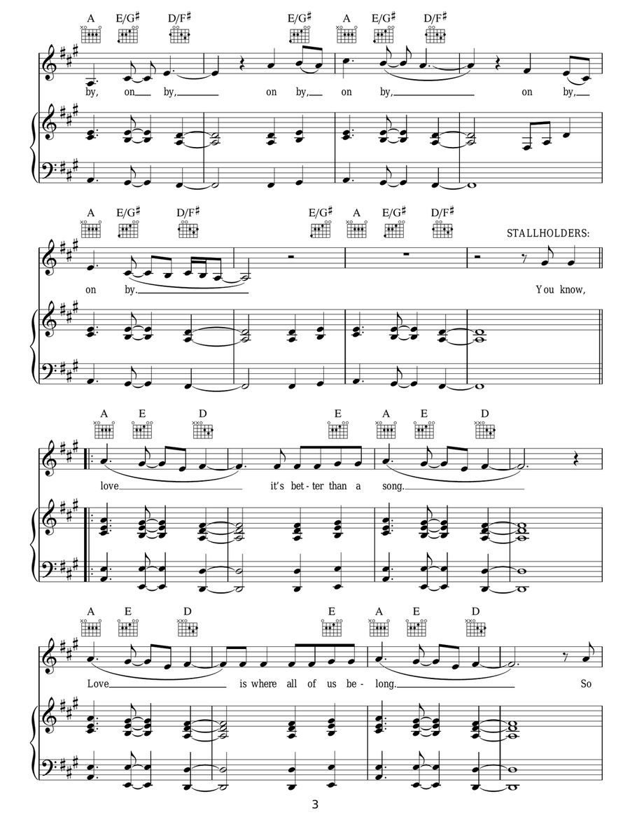 Don't Be Shy Don't Be Shy Acoustic Guitar scores gallery preview page 3