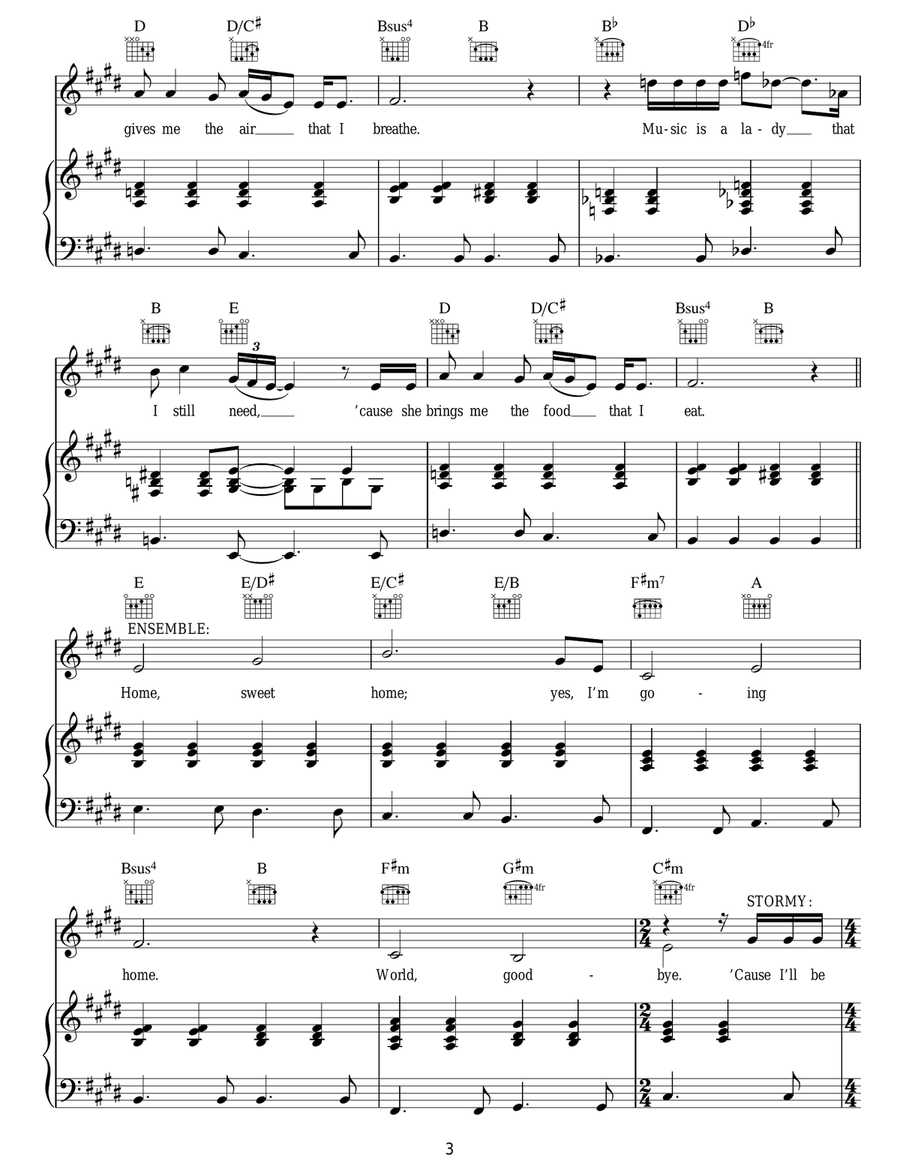 Home In The Sky Home In The Sky Acoustic Guitar scores gallery preview page 3