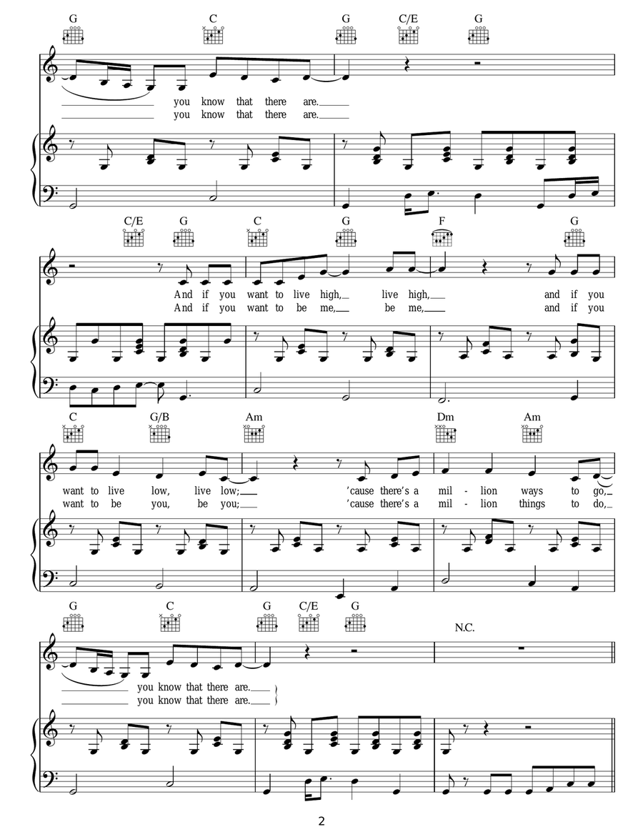 If You Want To Sing Out, Sing Out Acoustic Guitar scores gallery preview page 2
