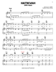 Hatikvah (With Hope)