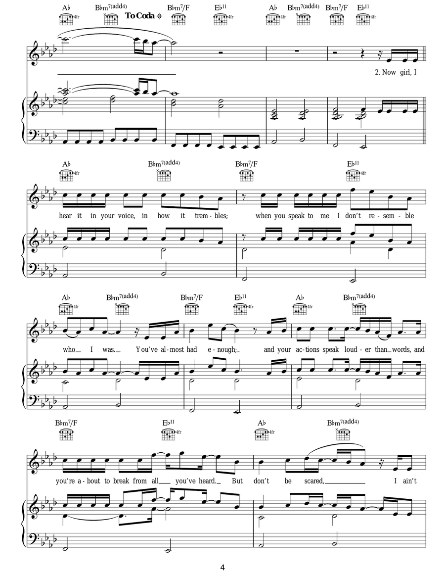Gotta Be You Gotta Be You Acoustic Guitar scores gallery preview page 4