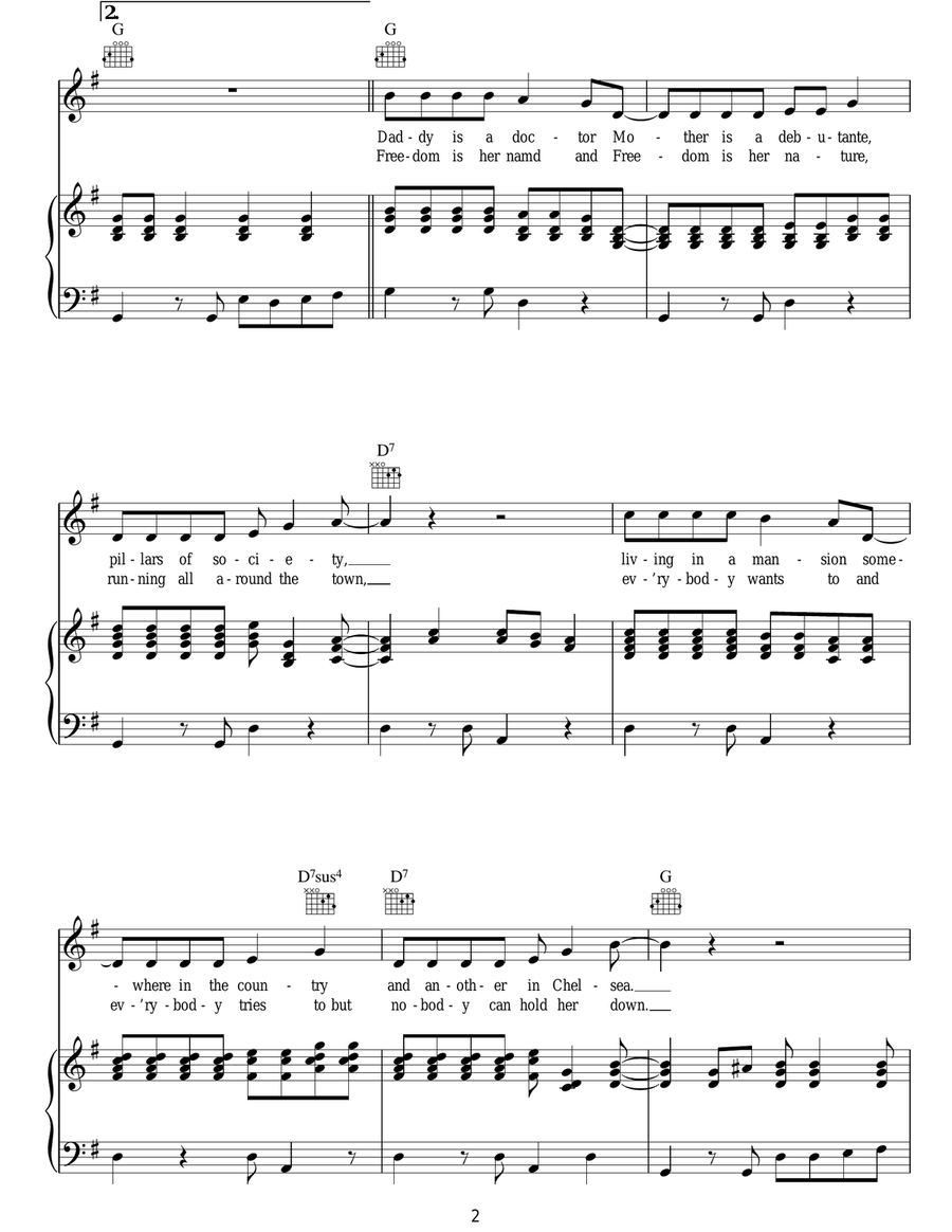 Freedom Come, Freedom Go Freedom Come, Freedom Go Acoustic Guitar scores gallery preview page 2