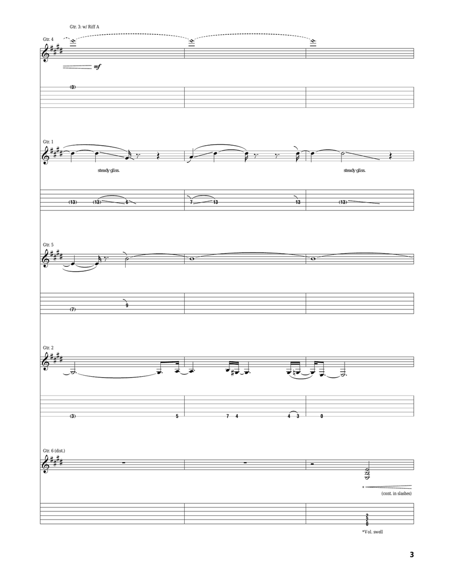 Fighting The Gravity Fighting The Gravity Acoustic Guitar scores gallery preview page 3